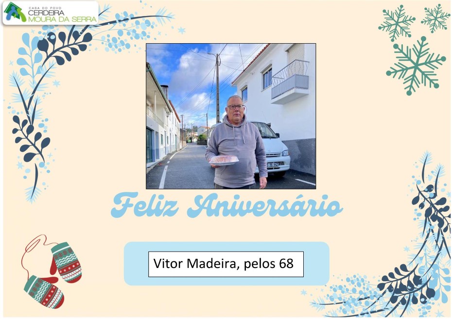 Feliz Aniversário Sr. Vitor Madeira em 18/01/2023