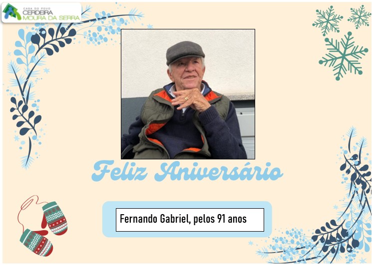 feliz Aniversário “Sr. Fernando Gabriel” em 14/03/2023