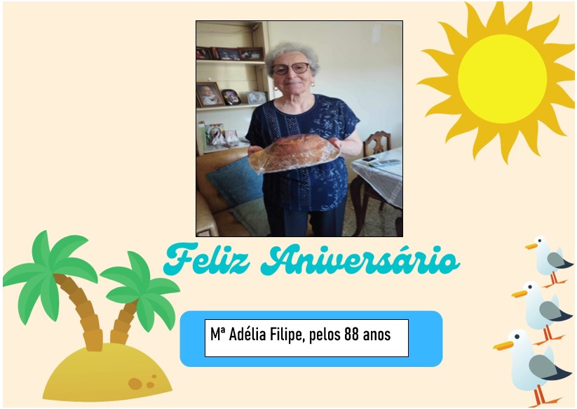 Feliz Aniversário à nossa Utente “D. Adélia Filipe” em 06/07/2023
