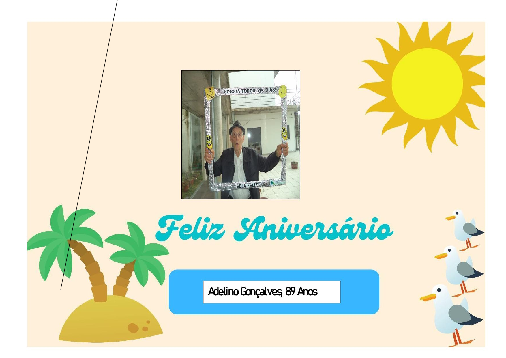 Feliz Aniversário ao nosso Utente “Sr. Adelino Gonçalves” em 30/06/2024