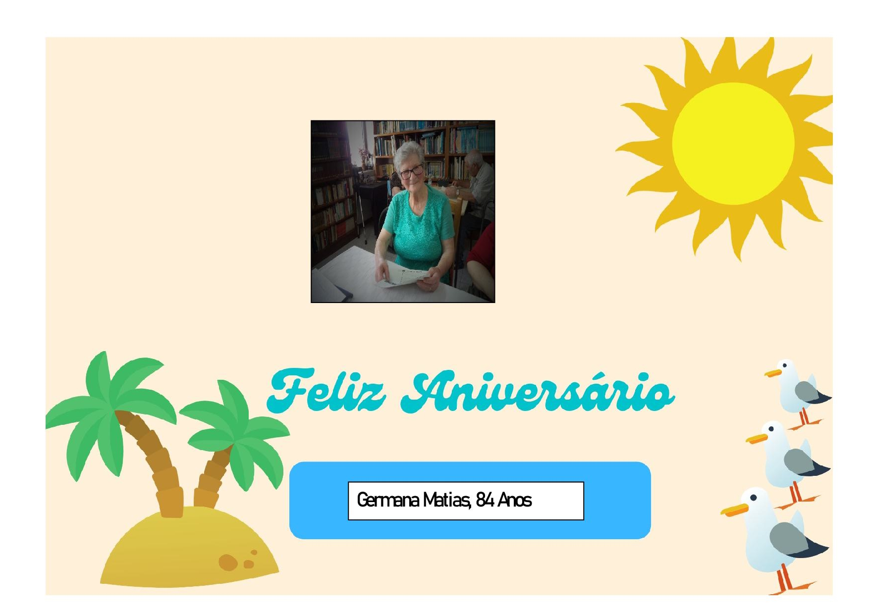 Feliz Aniversário à nossa Utente “D. Germana Matias” em 18/09/2024